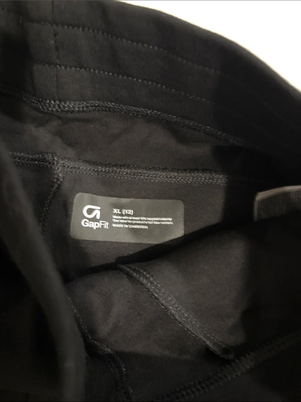 Kids Black Slim Fit Jogger Pants with Zip Pockets